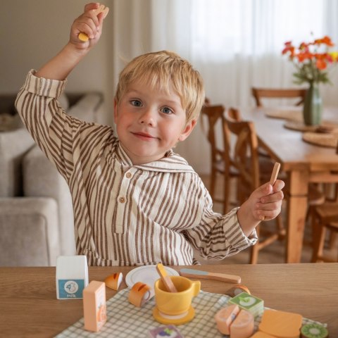 TOOKY TOY Zestaw Piknikowy Owoce do Krojenia Zestaw Śniadaniowy