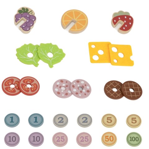 VIGA Minisklep z Hamburgerami - Kreatywna Zabawa w Odgrywanie Ról