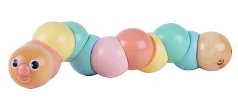 CLASSIC WORLD Drewniana Gąsienica Kolorowa do Zginania i Skręcania