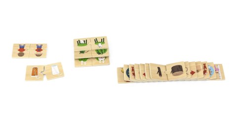 VIGA Drewniana Układanka Puzzle Przeciwieństwa