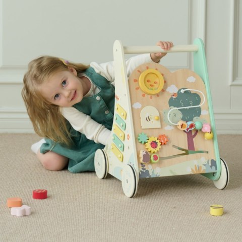 CLASSIC WORLD Drewniany Pchacz Multifunkcyjny 8w1 "Leśny Chodzik"