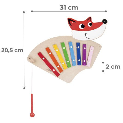 CLASSIC WORLD EDU Muzyczna Tablica Ścienna LISEK