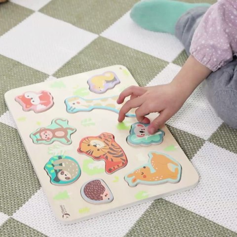 CLASSIC WORLD Drewniana Układanka Dopasuj Zwierzątka