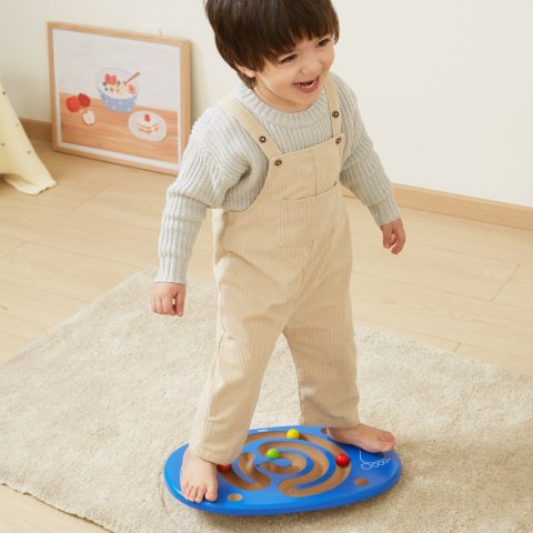 VIGA Sensoryczna Drewniana Deska do balansowania z labiryntem
