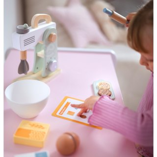 WOOPIE GREEN Drewniany Mikser Kuchenny Blender z Akcesoriami 11 el.