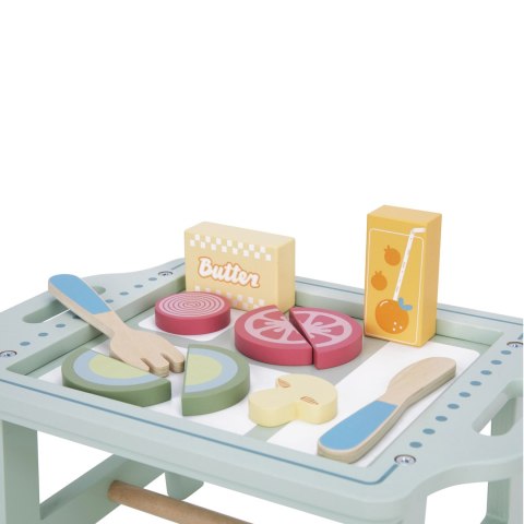 WOOPIE GREEN Zestaw Śniadaniowy i Restauracja - Zabawa w Zamawianie z Tacą i Akcesoriami