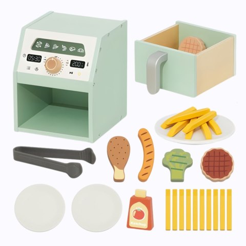 TOOKY TOY Drewniany Air Fryer Frytkownica Beztłuszczowa