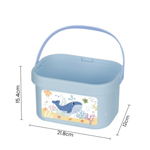 TOOKY TOY Drewniany Zestaw Morskich Zabawek Wieża Balansująca Łowienie Ryb Figurki 23 Elementy